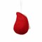 Red Wool Felt Shanta Christmas Ornaments Handcrafted Holiday Designs